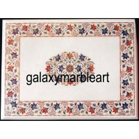 Taj Mahal inlay art coffee table top 25x18" WPRE-73